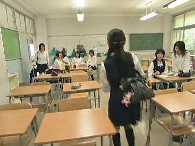 japanese high school classroom