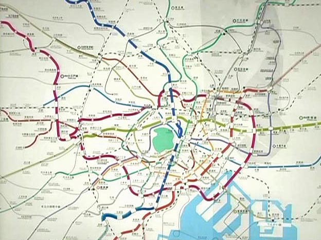 Subway route map