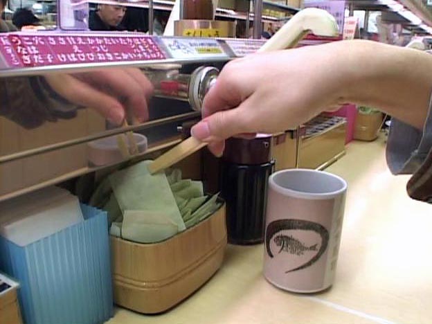 Green tea bags