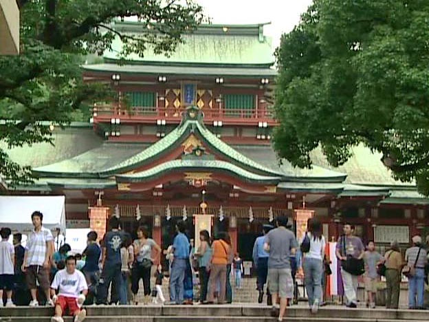 Main building of shrine 