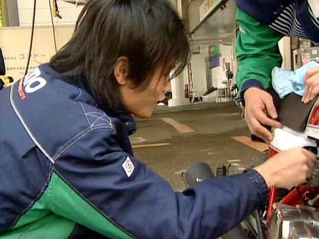バイクをチェックする