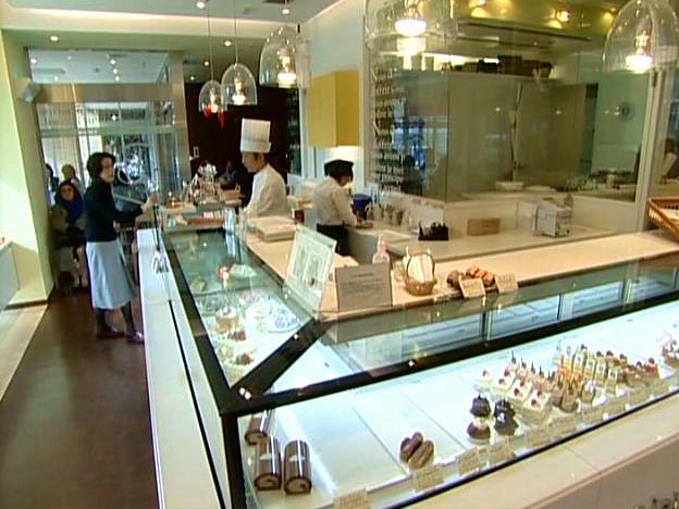 ケーキ店の様子