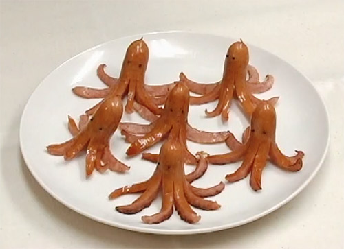 Wiener Shaped Like Octopus Description Image 9