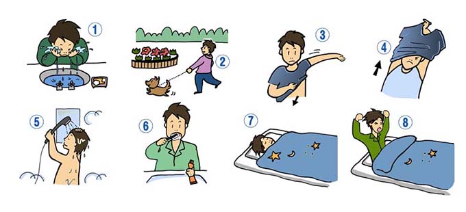 Verbs (3) ・Daily Activities